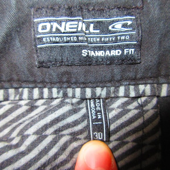 Oneill Black Shorts Size 30 Mens - Picture 4 of 10